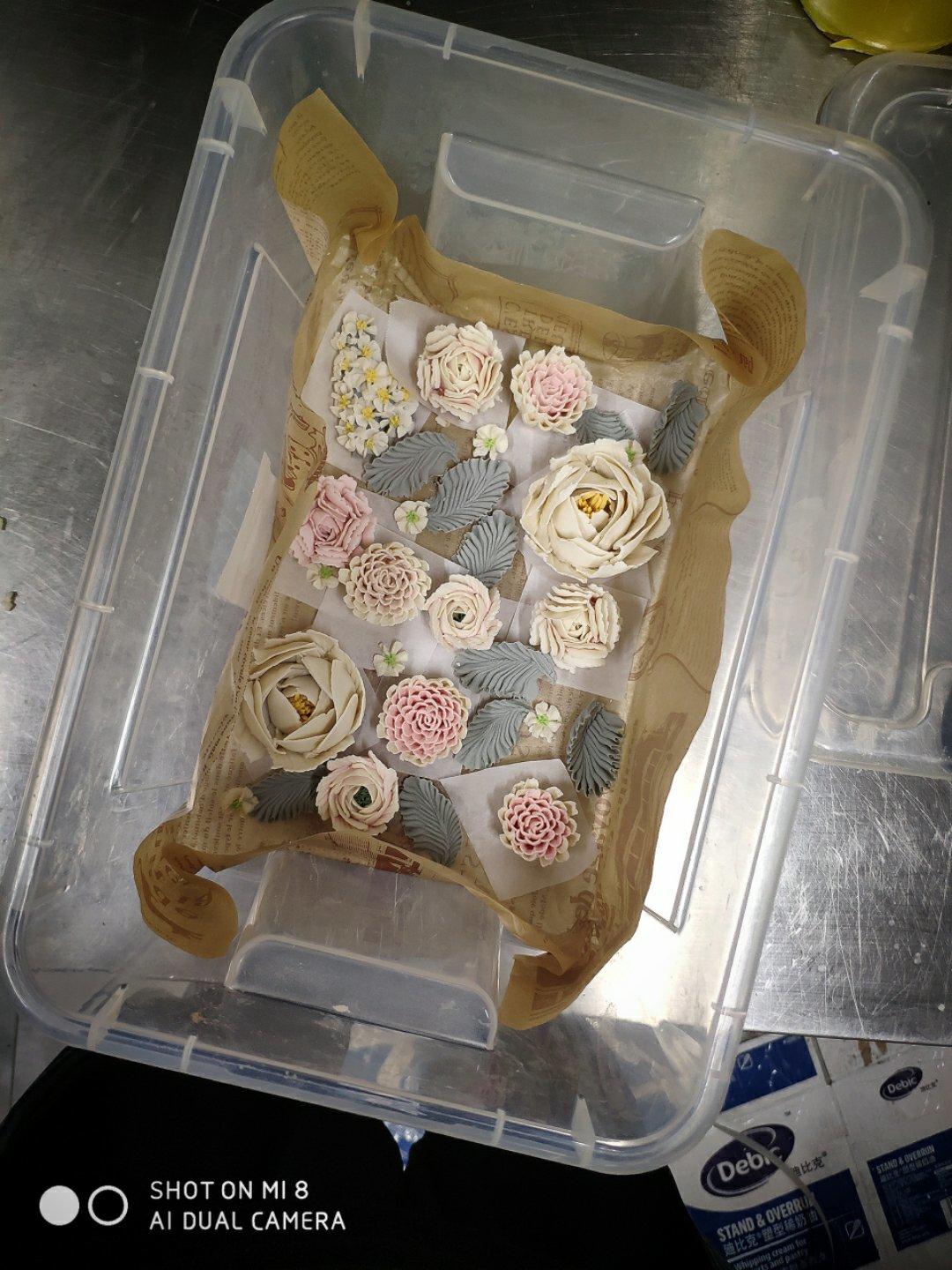 韩式豆沙裱花分享站