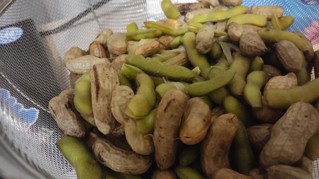 夏日必备煮五香毛豆花生🥜