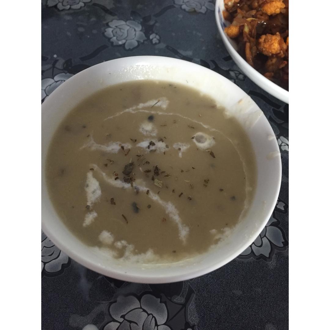 奶油蘑菇浓汤 Cream of Mushroom Soup