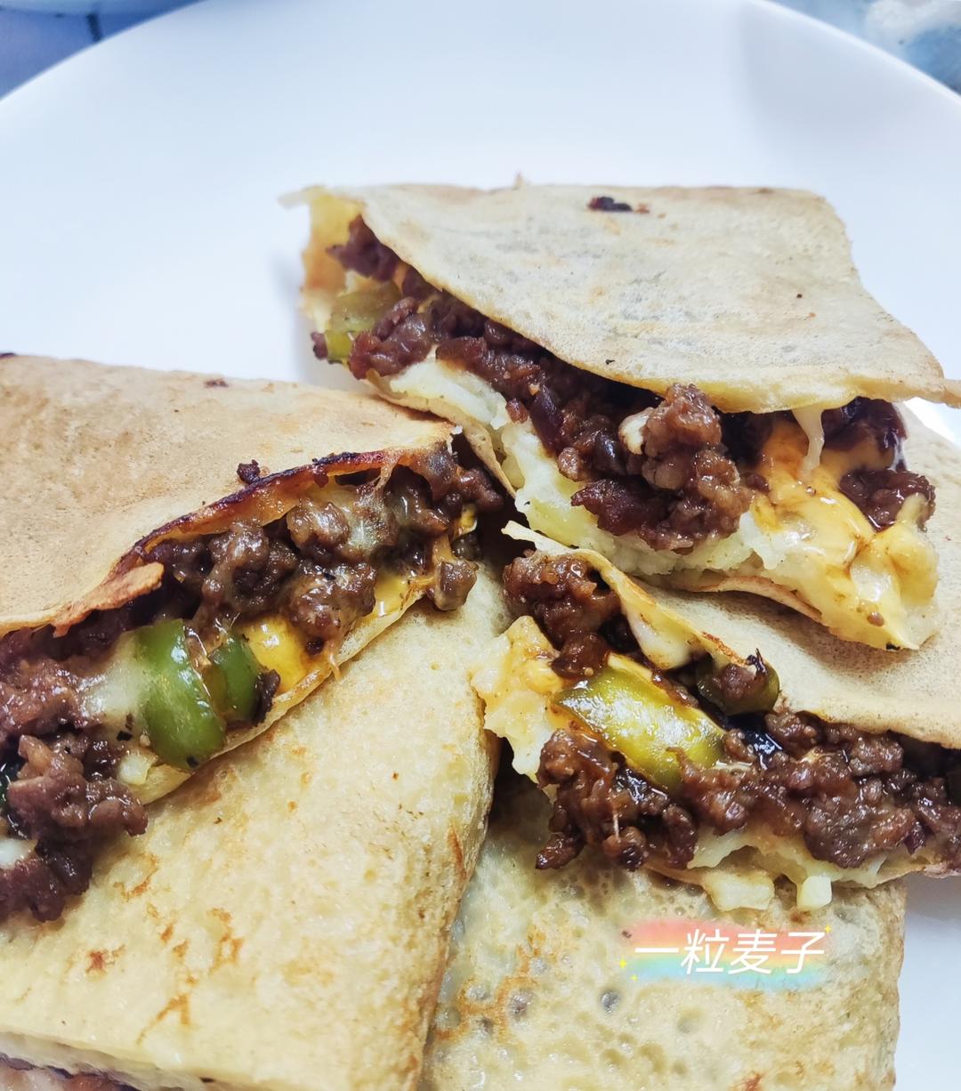 肉酱土豆泥芝士卷饼🌮做法简单味道绝绝子