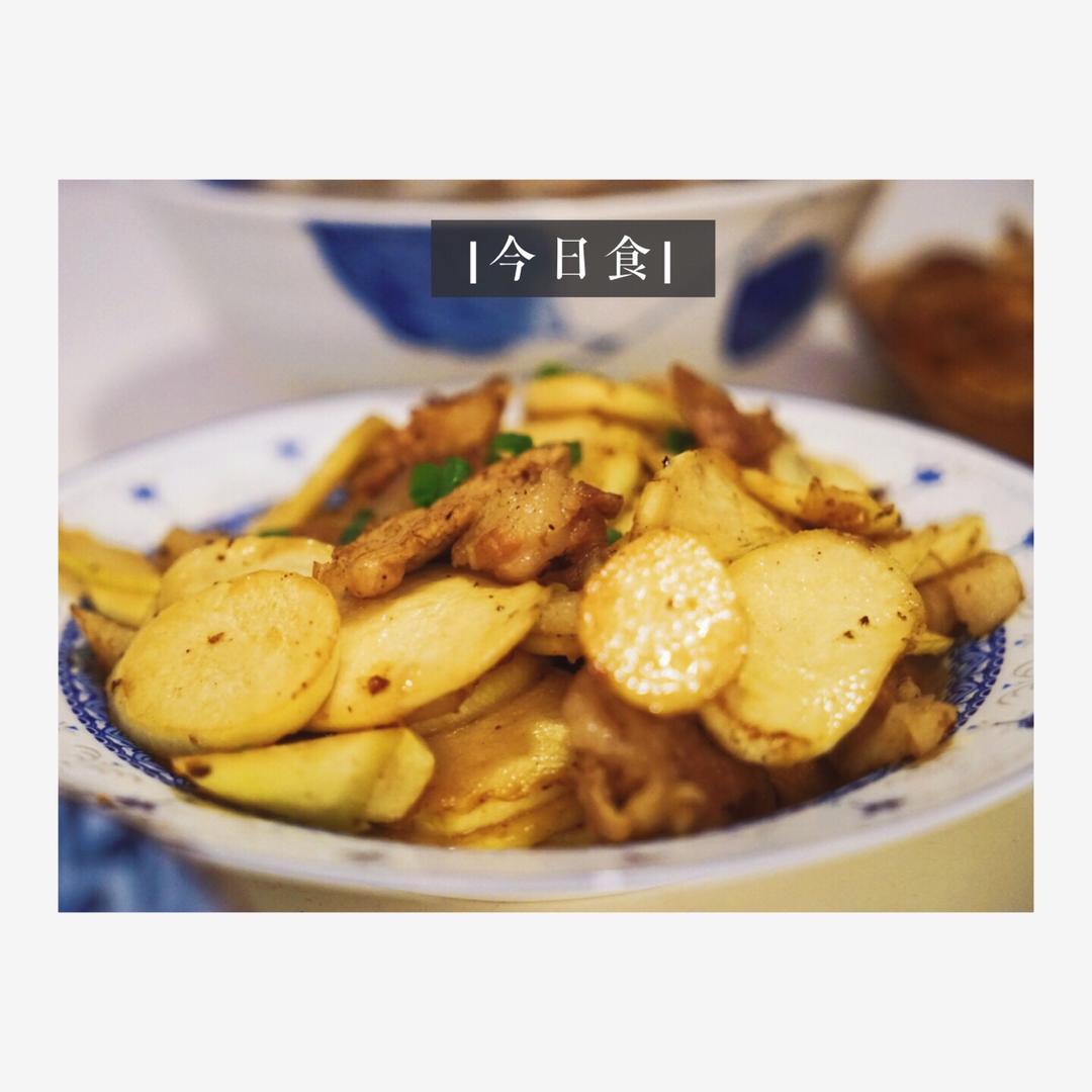 茭白炒肉