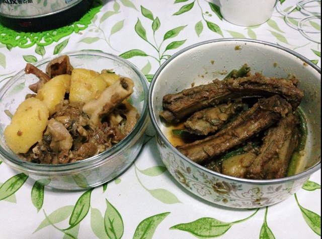 土豆炖排骨