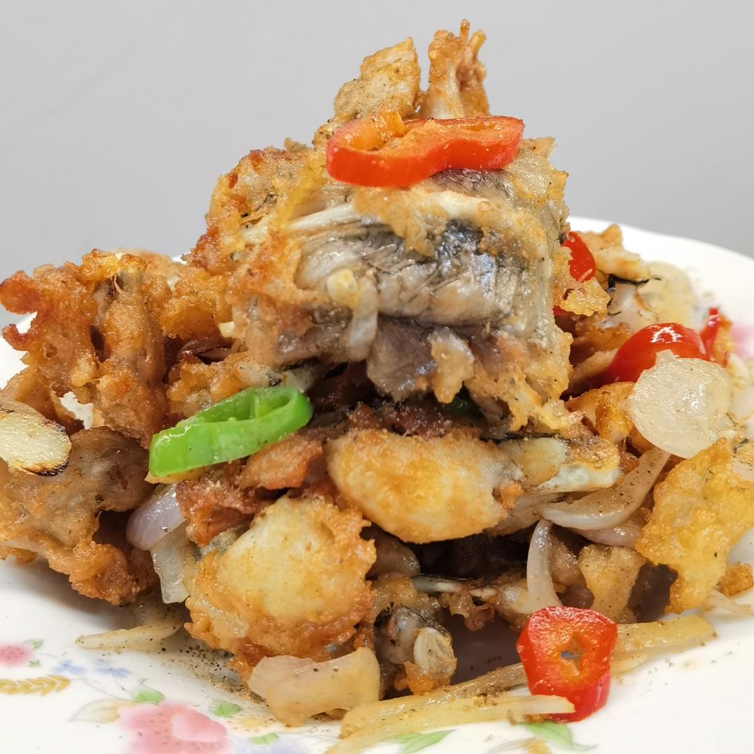 【我是大力士！💪】椒盐牛蛙（从此外卖是路人～）