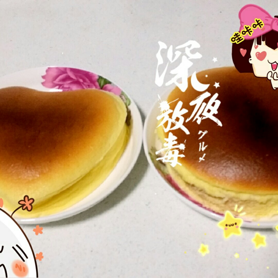轻乳酪芝士蛋糕6寸#皮黑森林#