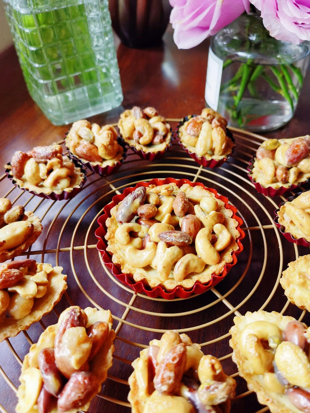 海盐焦糖坚果塔