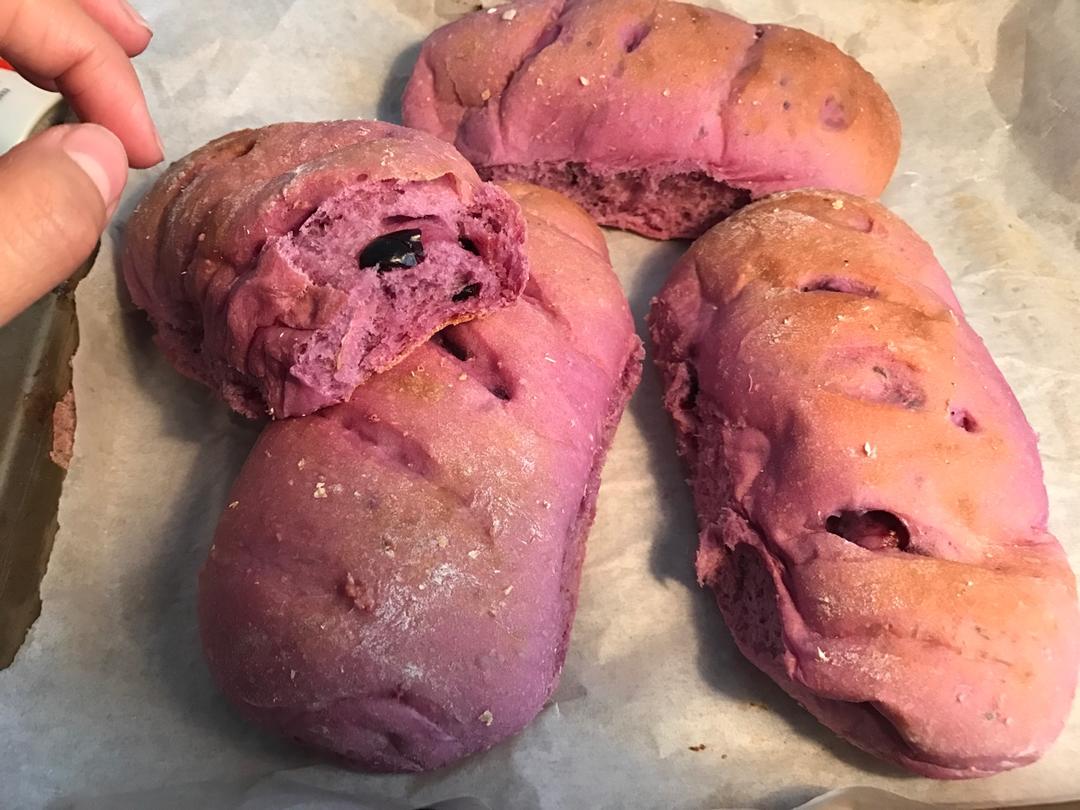 薯你最花心—紫薯无油软面包