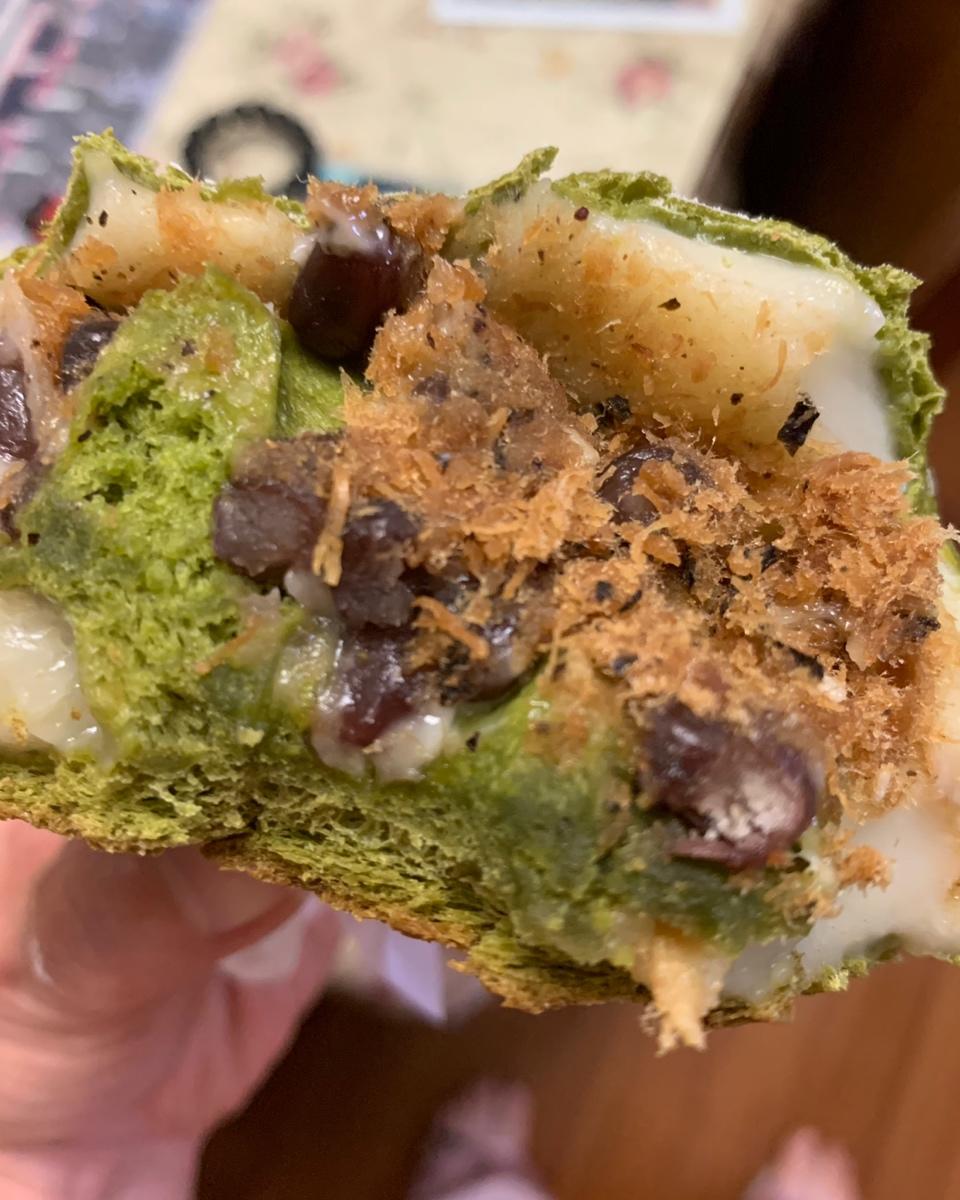 麻薯夹心抹茶软欧