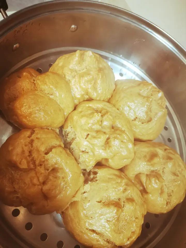 红糖开花馒头