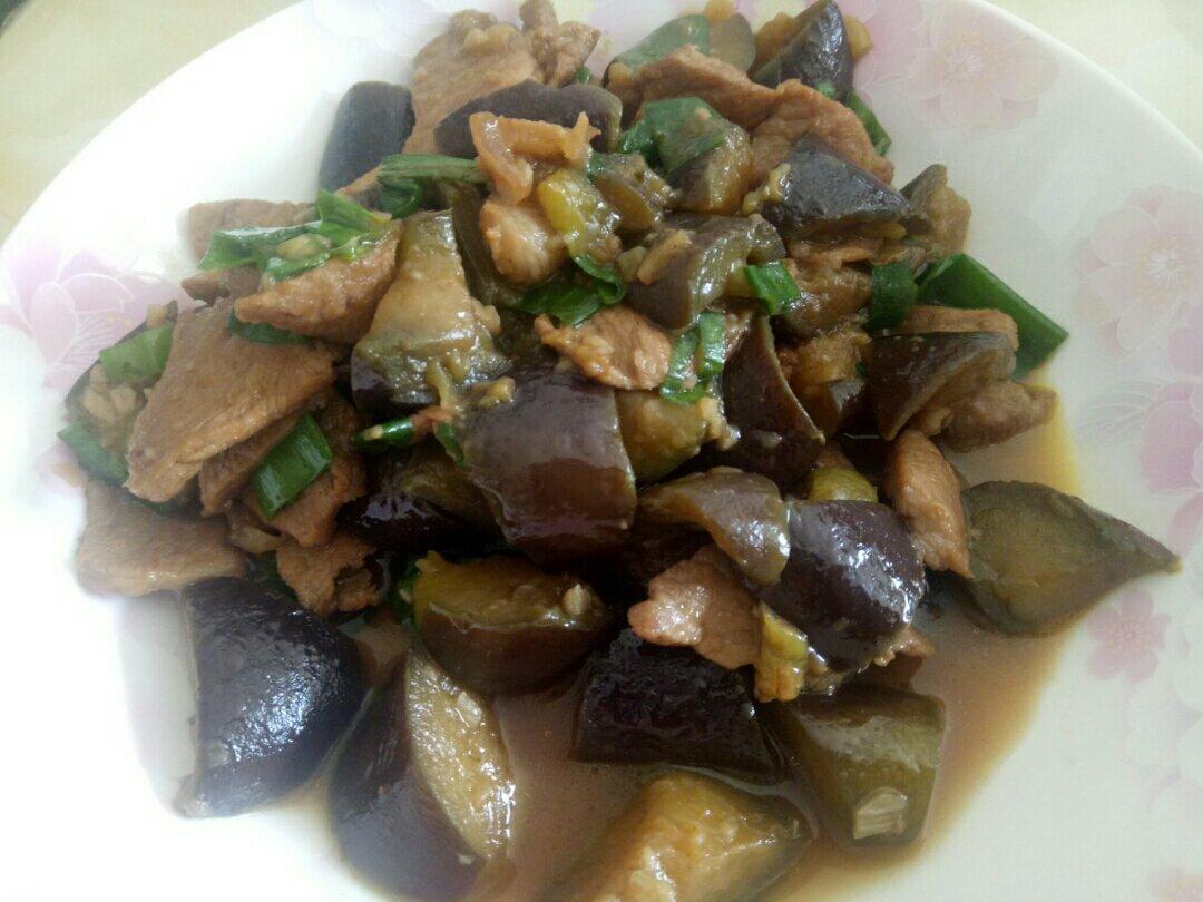 茄子炒肉