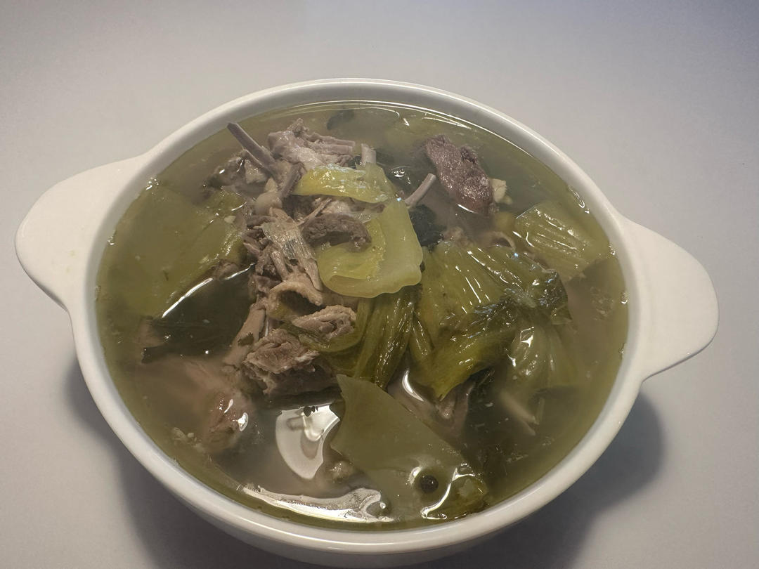 酸爽开胃‼️酸菜老鸭汤‼️