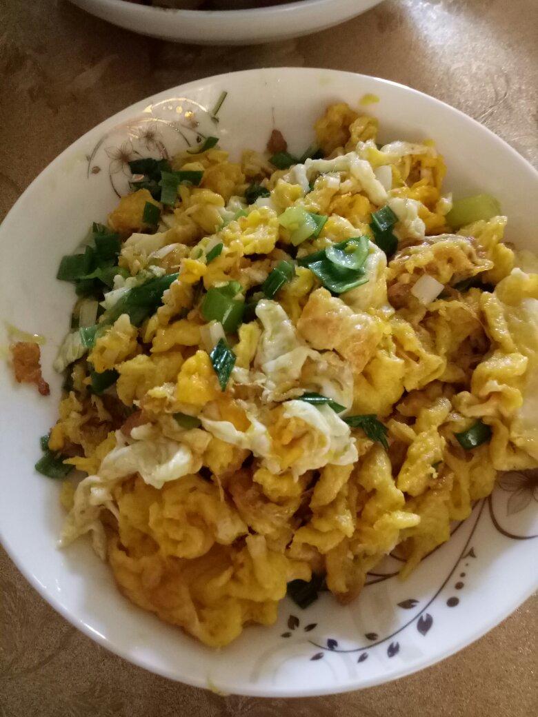 小葱炒鸡蛋，香死个人