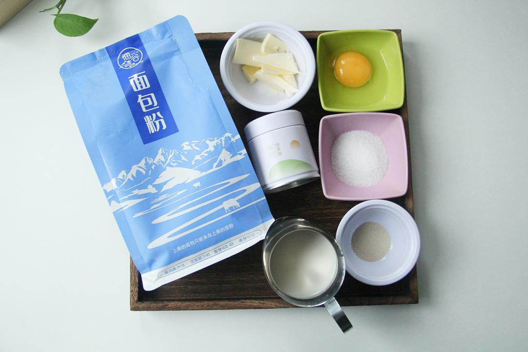 纯奶手撕吐司的做法 步骤1