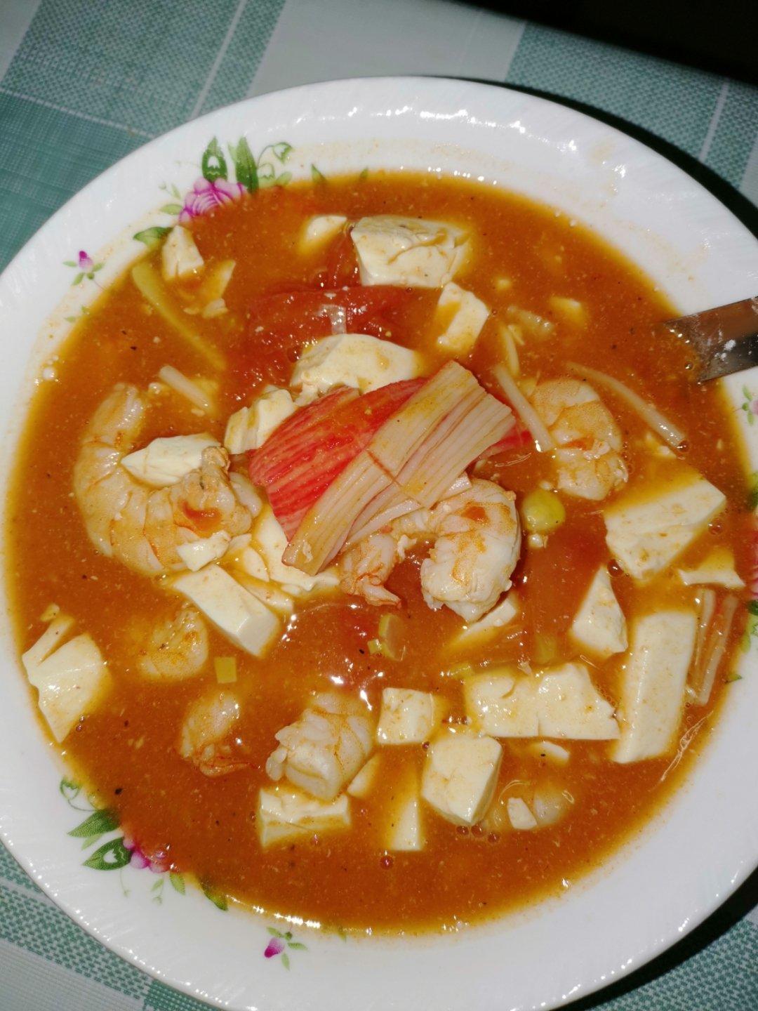 番茄虾仁