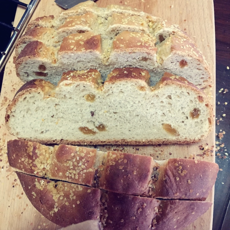 果料满满-红茶蔓越莓核桃面包