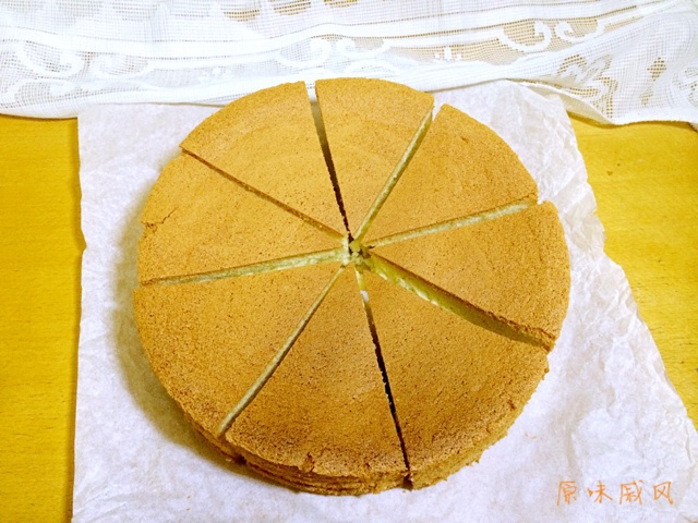 6寸戚风蛋糕（2蛋）