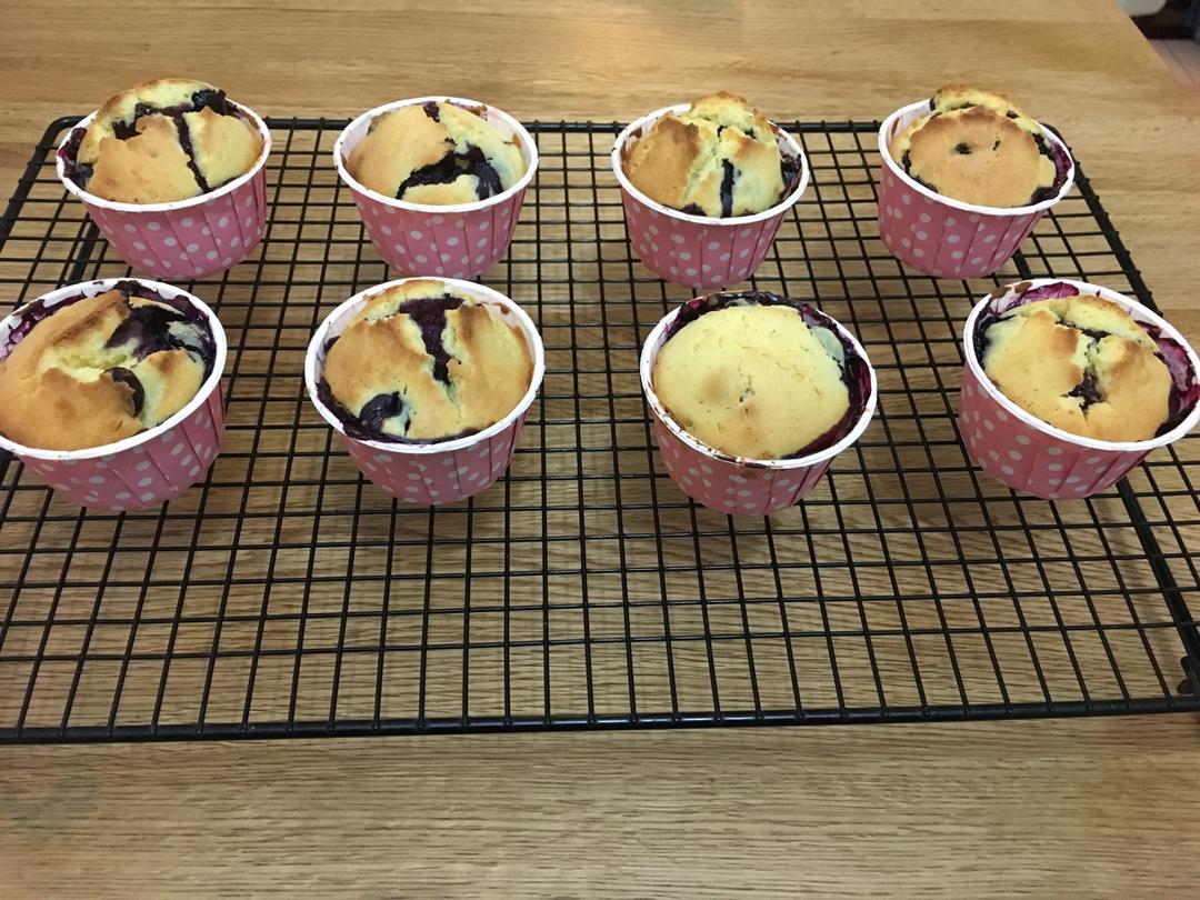 蓝莓玛芬蛋糕 Blueberry Muffin