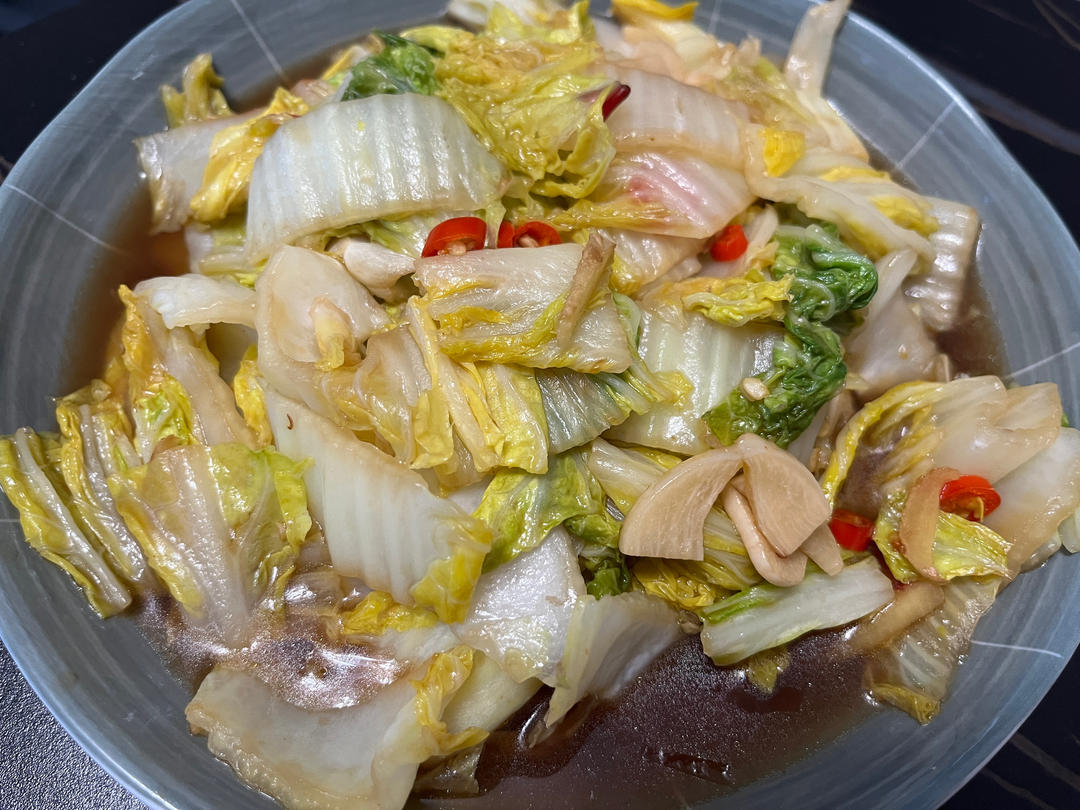 酸辣娃娃菜极简版💜