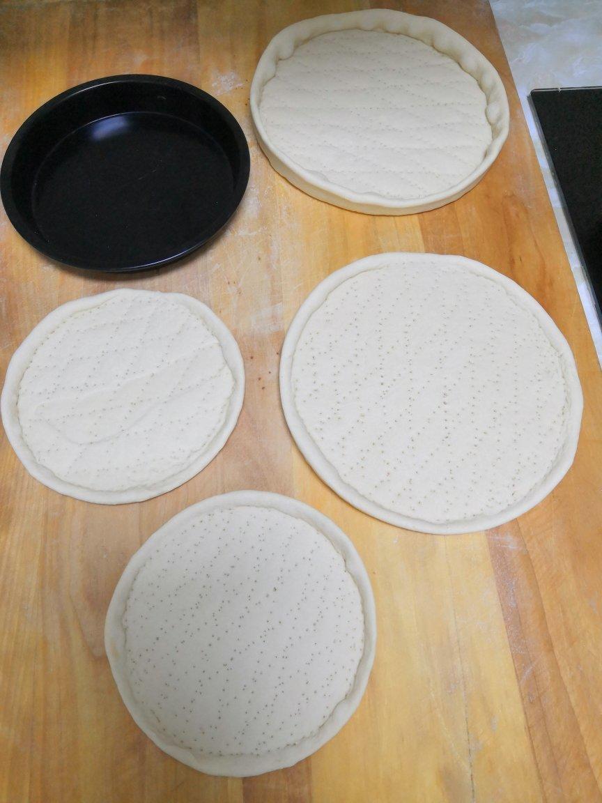 八寸披萨饼皮（四个）制作