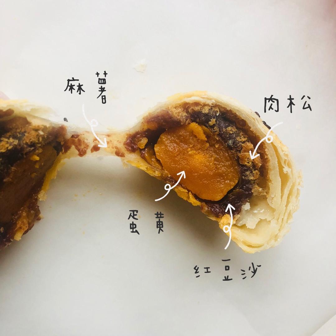 ㊙️网红麻薯肉松蛋黄酥🔥，好吃到爆‼️