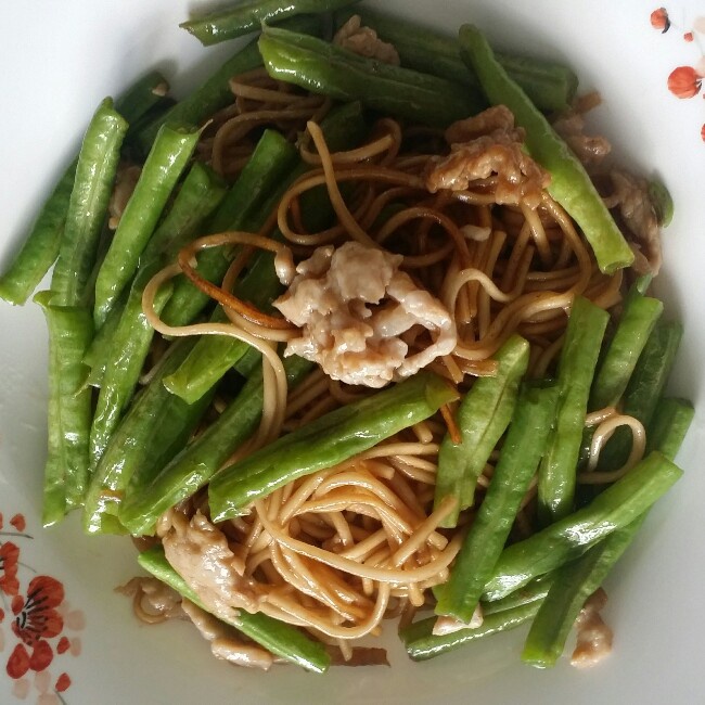 河南豆角蒸卤面