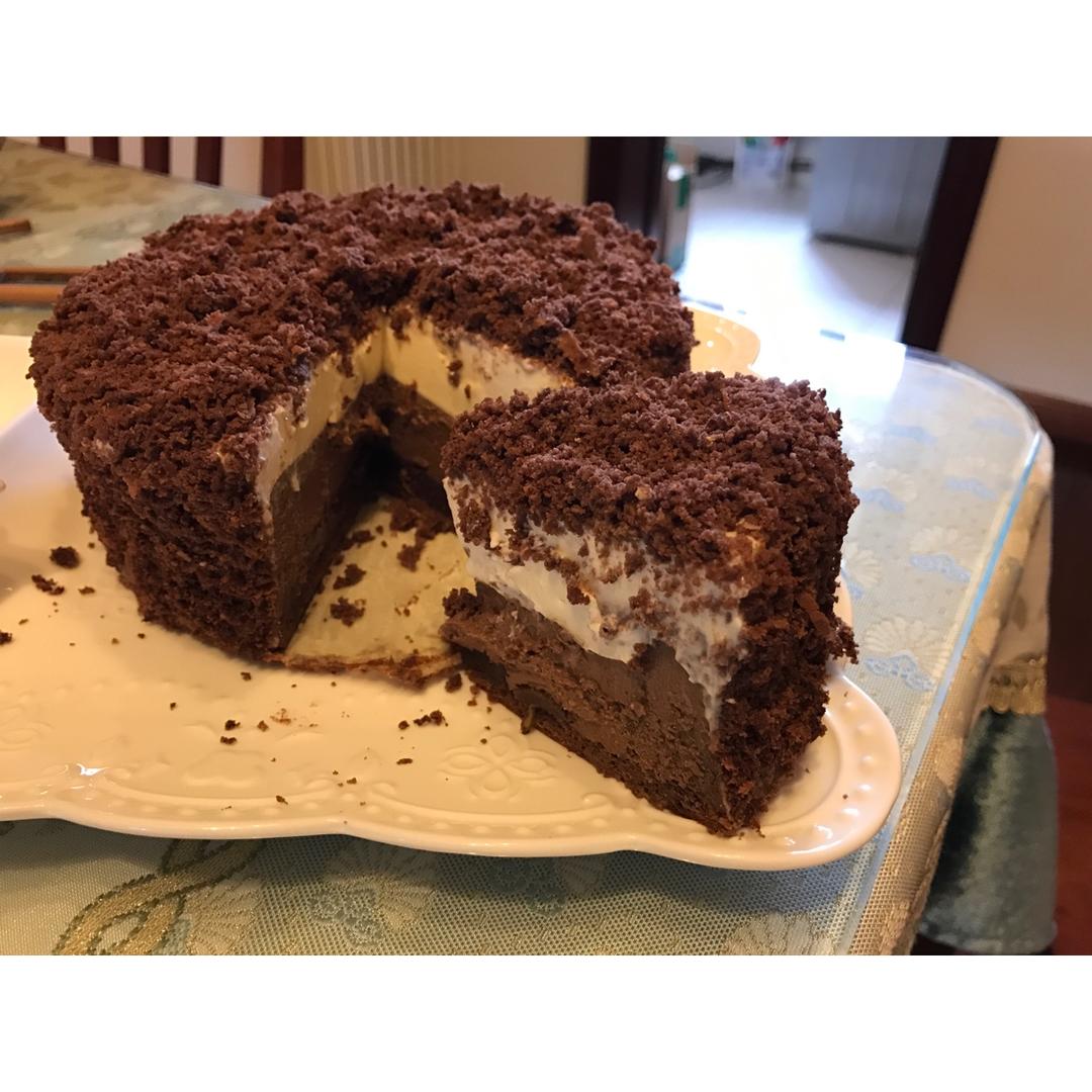 <LeTao> 巧克力双层芝士蛋糕配方大公开！！