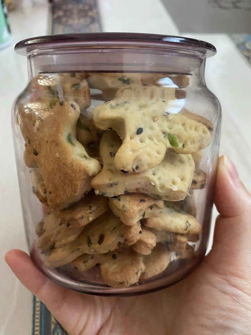 低脂又解馋🉐️葱香苏打饼干🍪