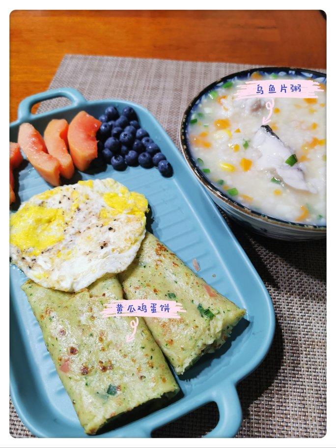 营养早餐●黄瓜鸡蛋饼
