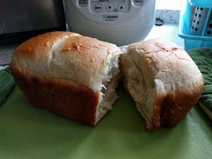 北海道吐司面包(100%中种+象印面包机)的做法 步骤8