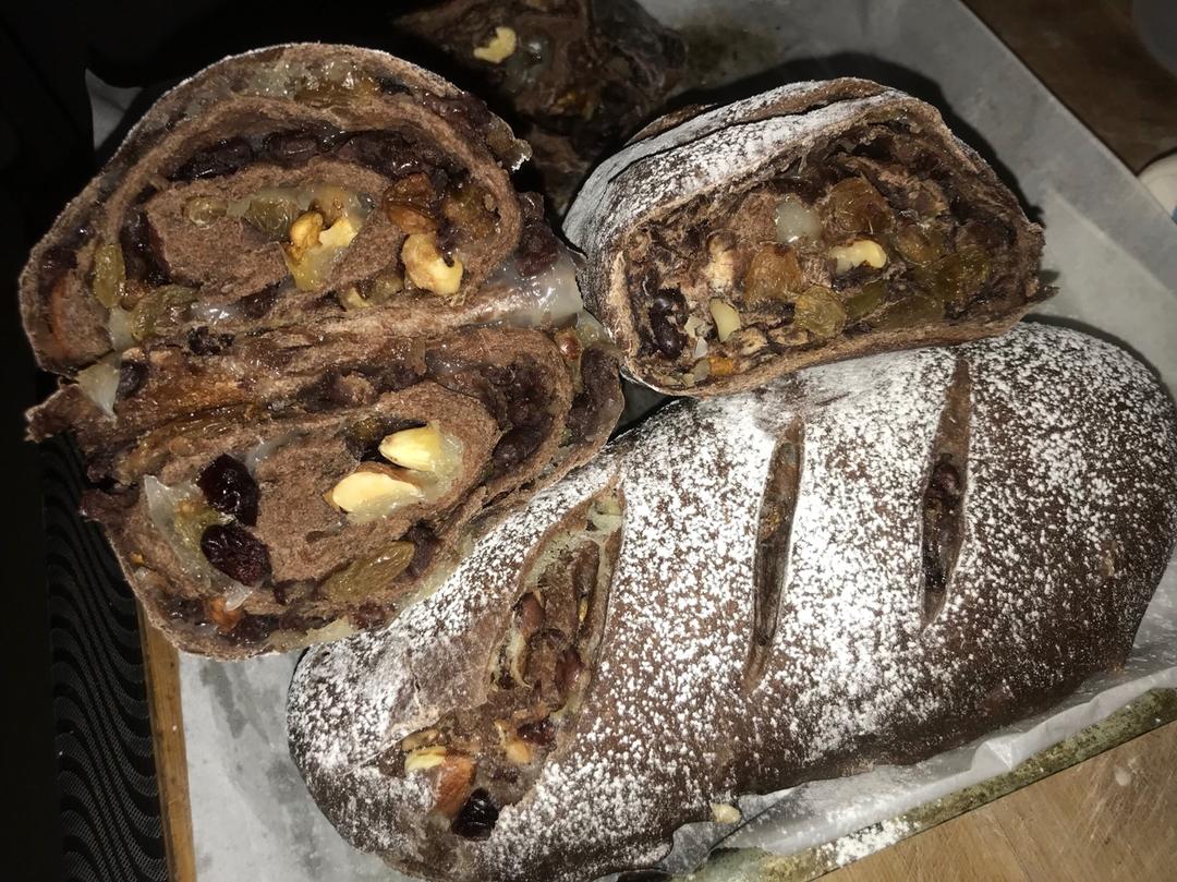 巧克力麻薯软欧包