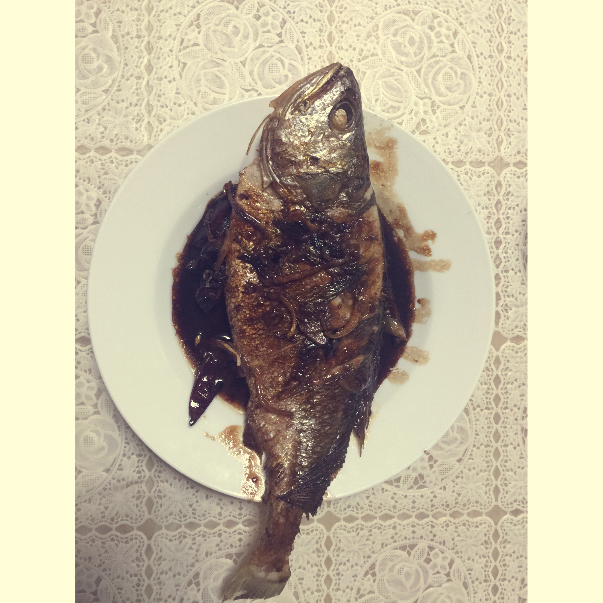 红烧黄鱼—鱼皮不破的小窍门