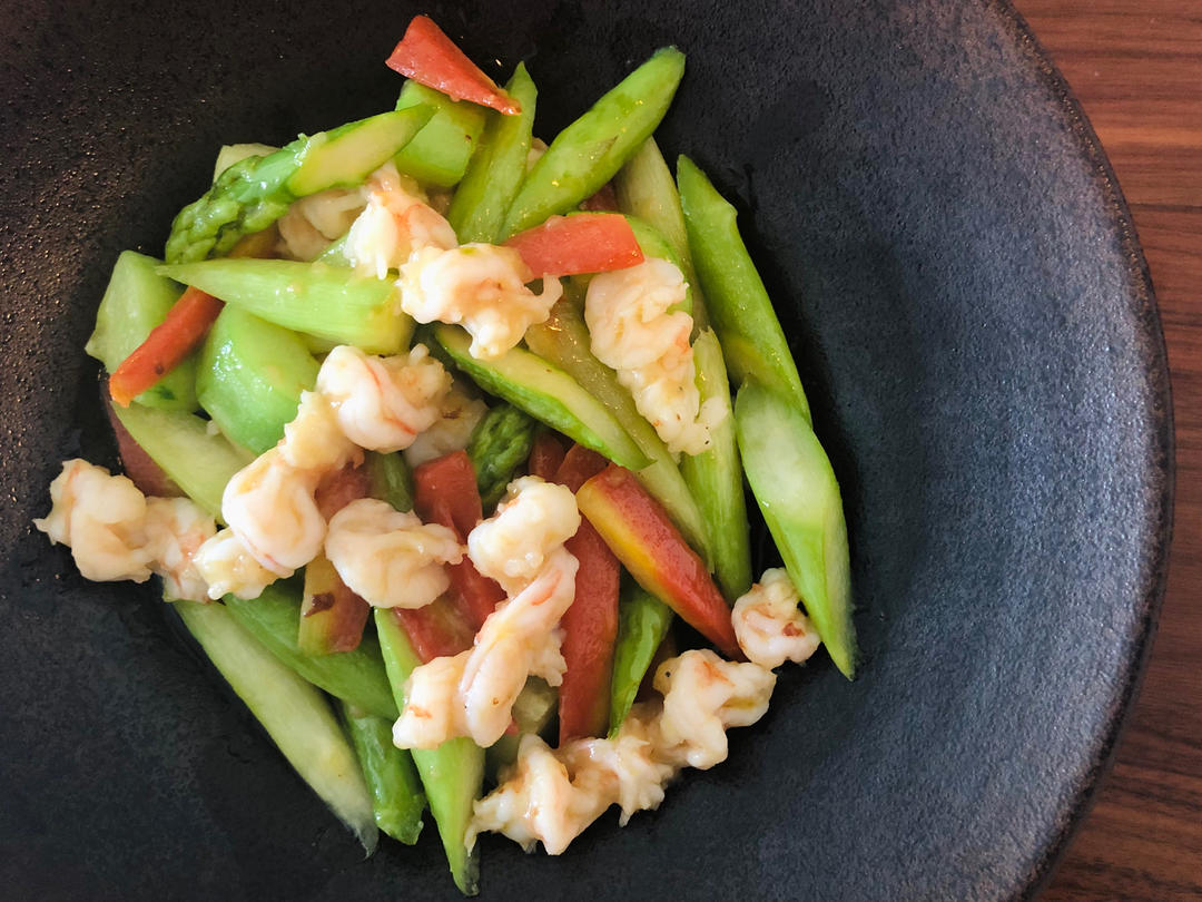 虾仁蔬菜丁