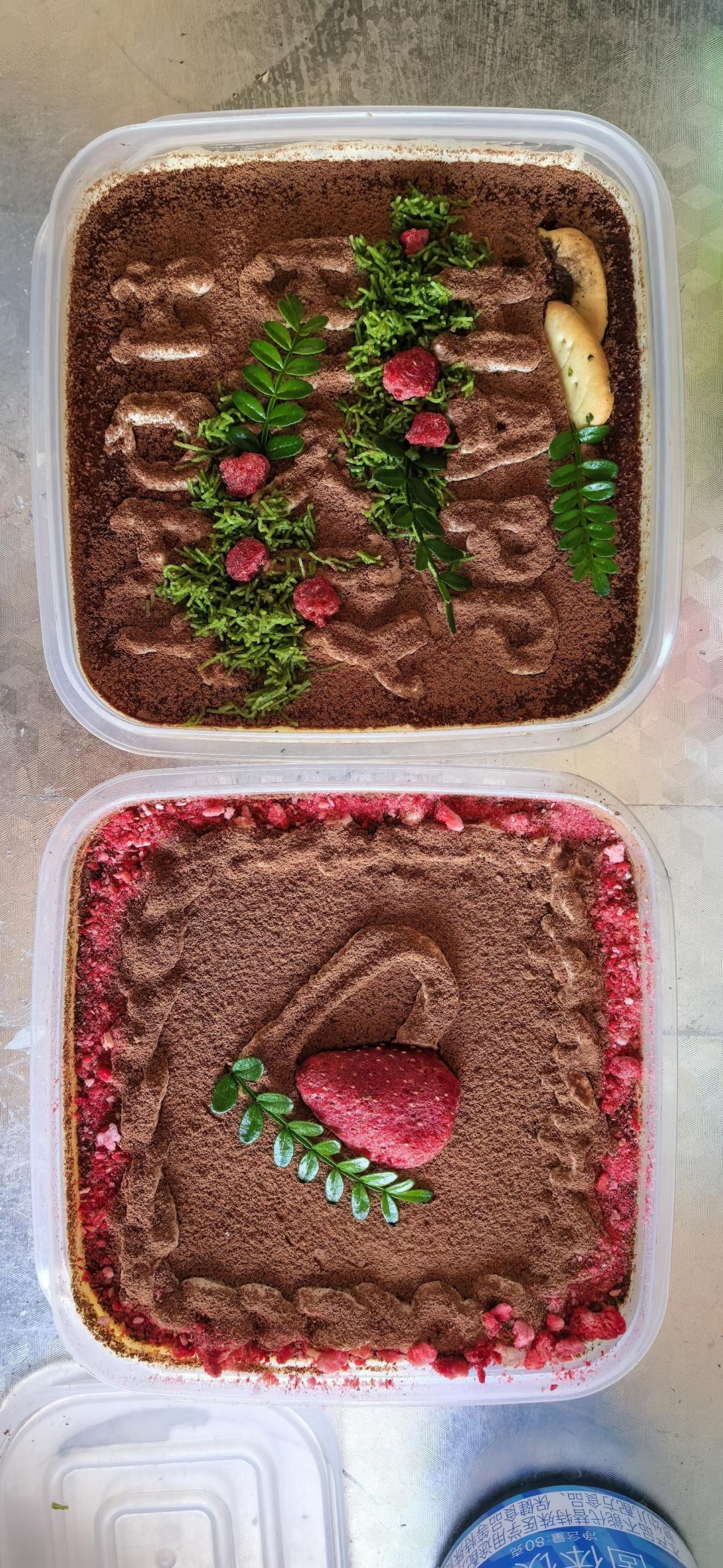 在欧洲学会的经典版提拉米苏