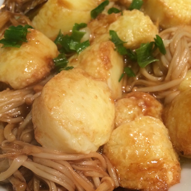 超级下饭菜--金针菇日本豆腐