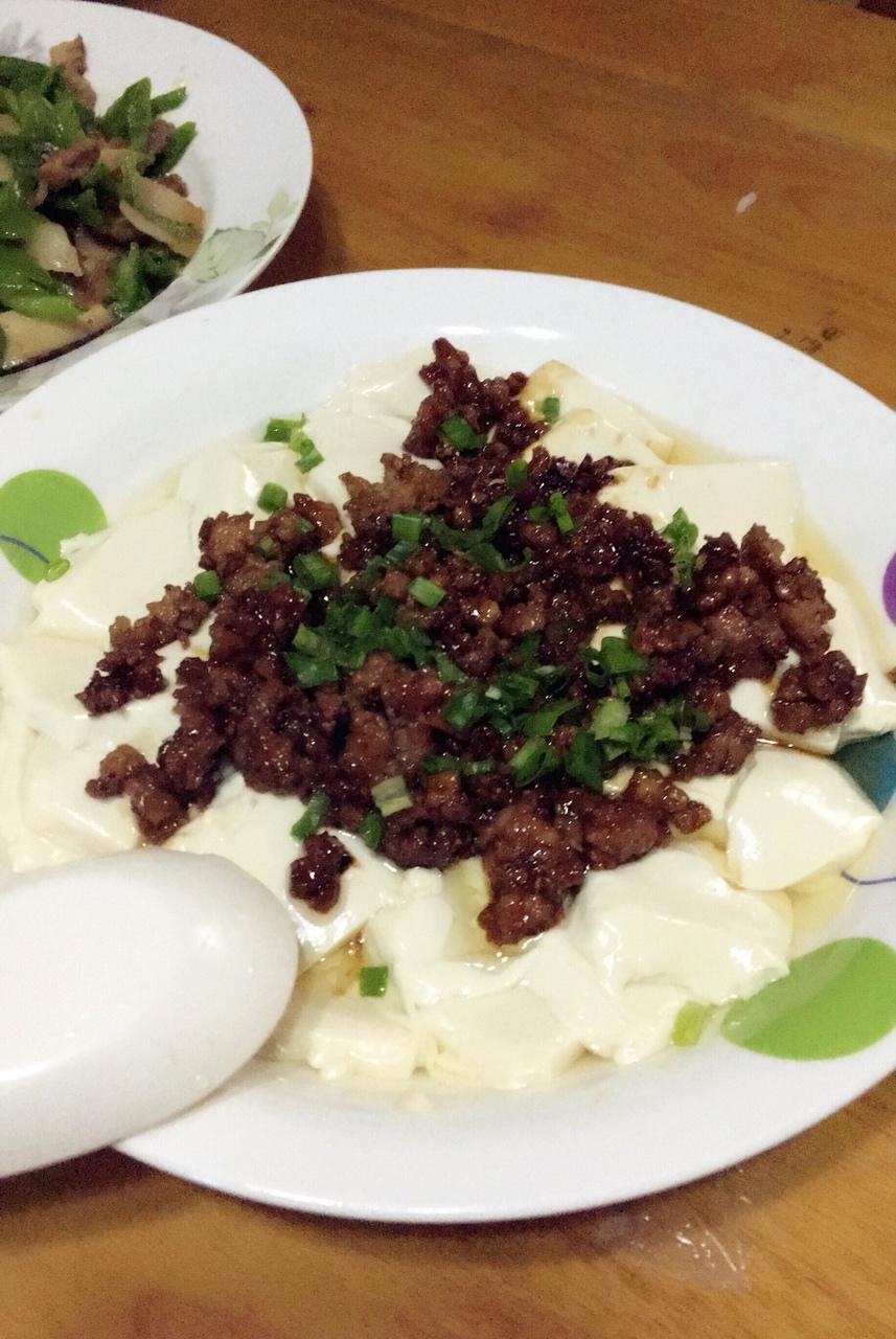 肉末蒸豆腐