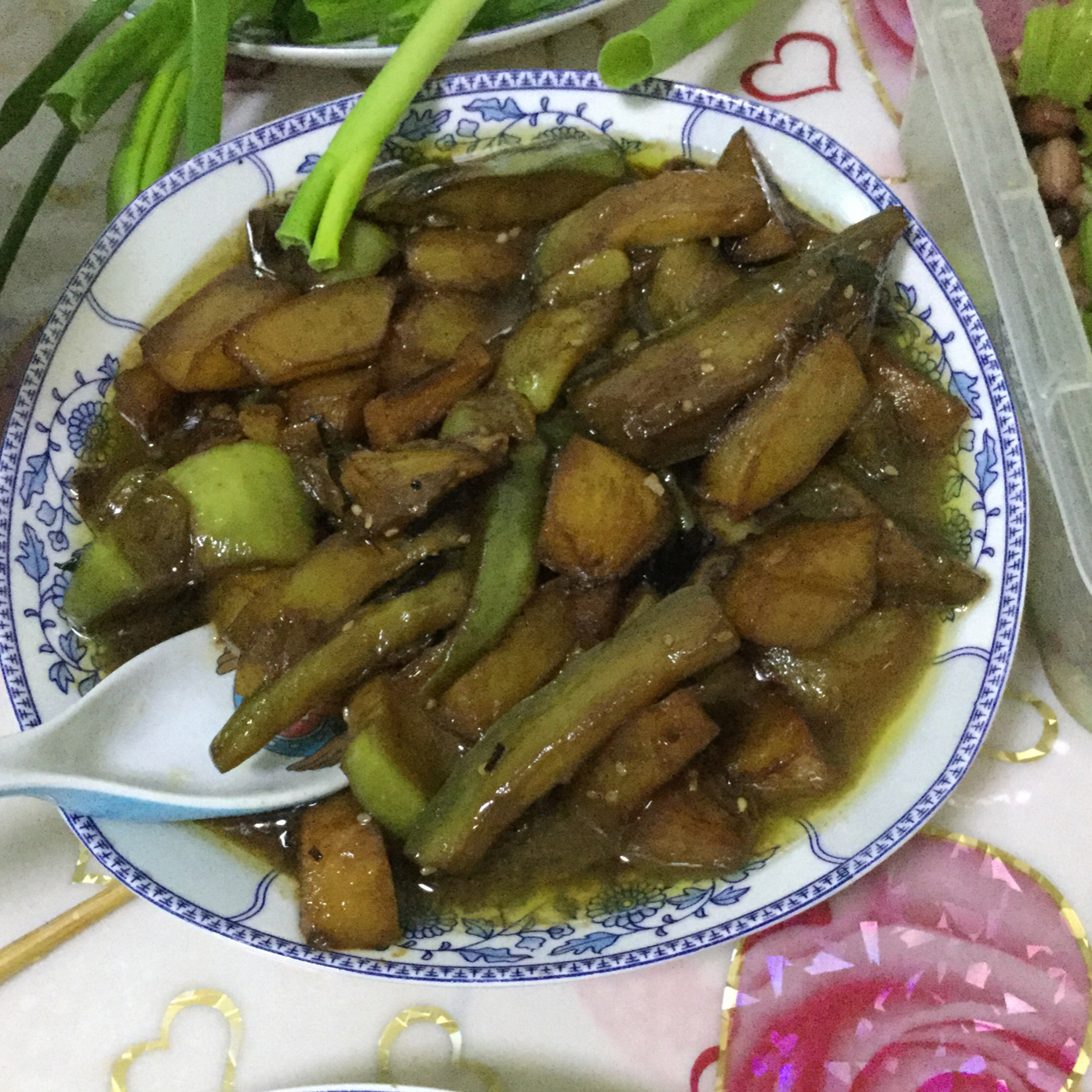 红烧茄子土豆