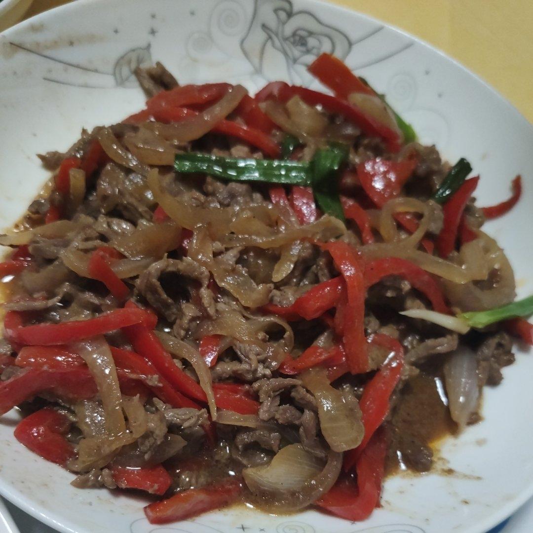 洋葱牛肉丝