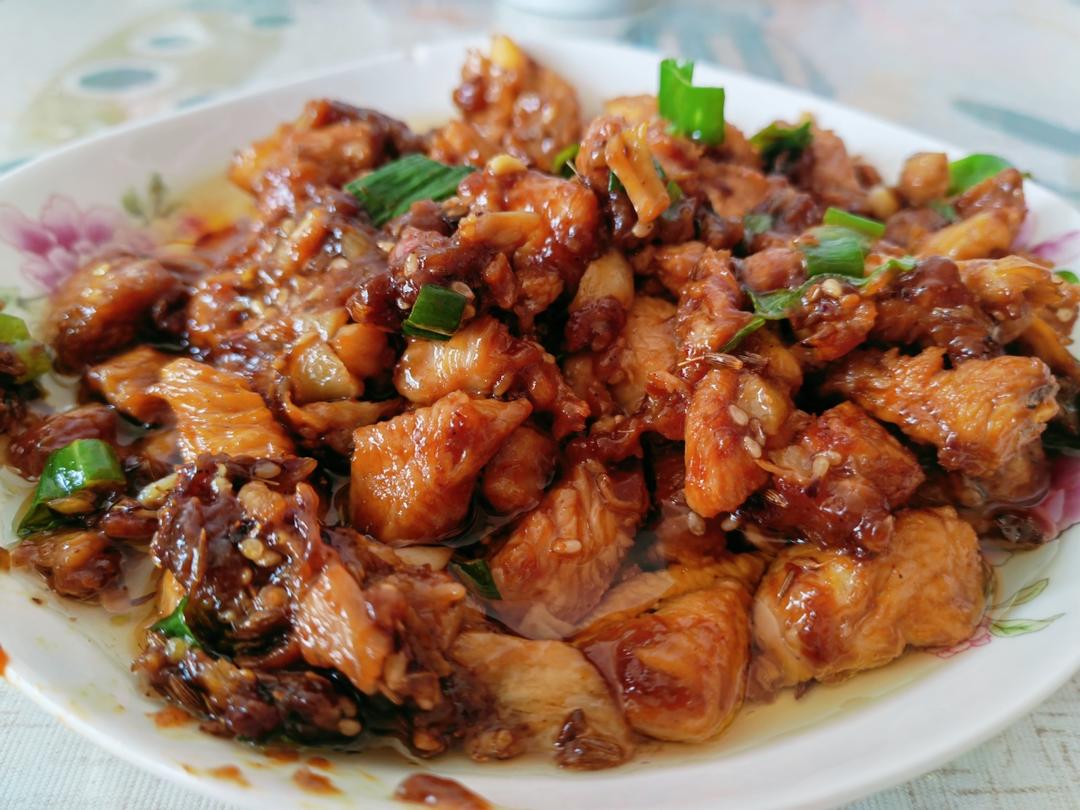 孜然蒜香鸡胸肉