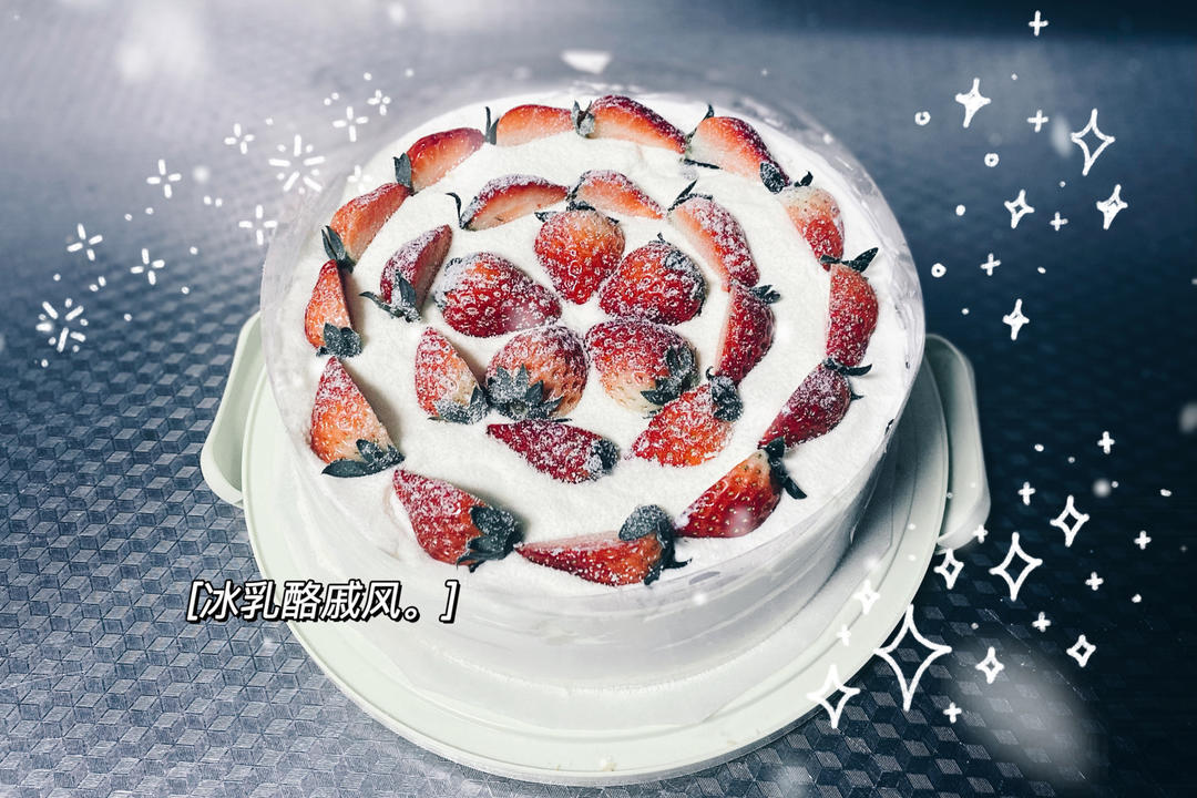 🔥口感细腻丰富，制作简单—日式冰乳酪戚风蛋糕