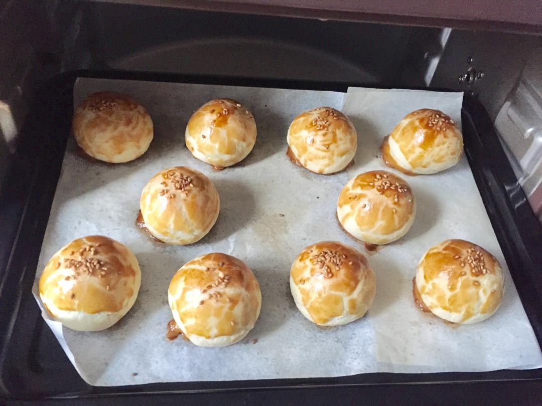 懒人版蛋黄酥（蛋挞皮版）