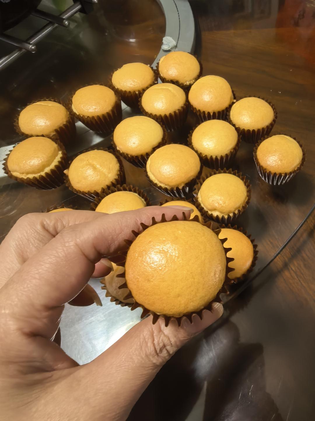 水光肌迷你杯子蛋糕—不塌陷不回缩详细教程