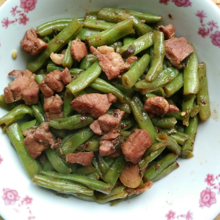 豆角烧肉