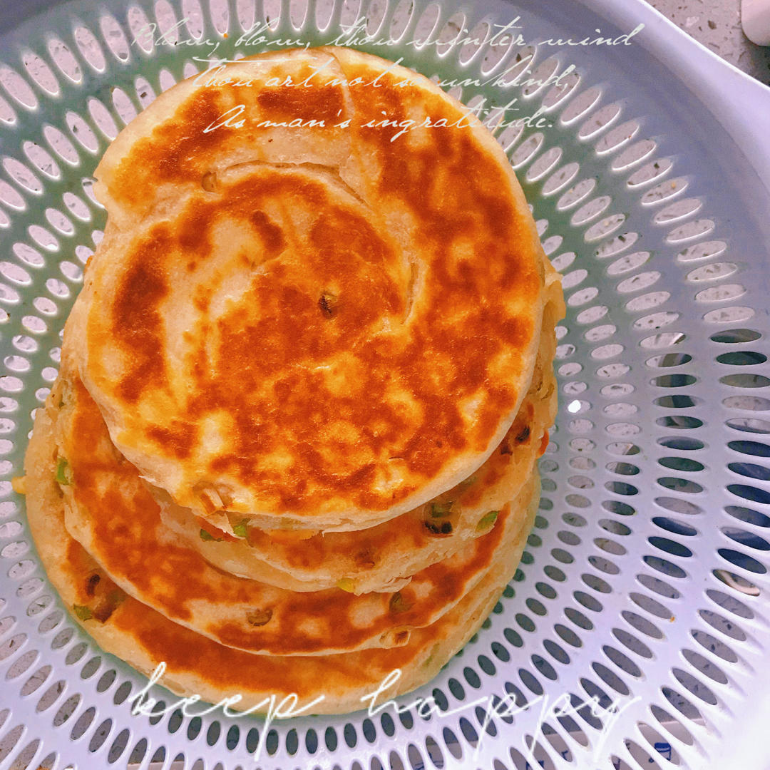 葱油饼家庭版（外酥里嫩）