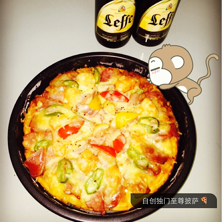 不用酵母的披萨底 No Yeast Pizza Dough