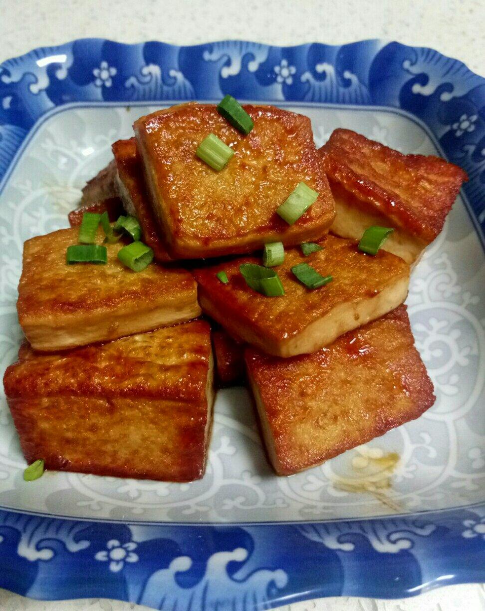 五香煎豆腐