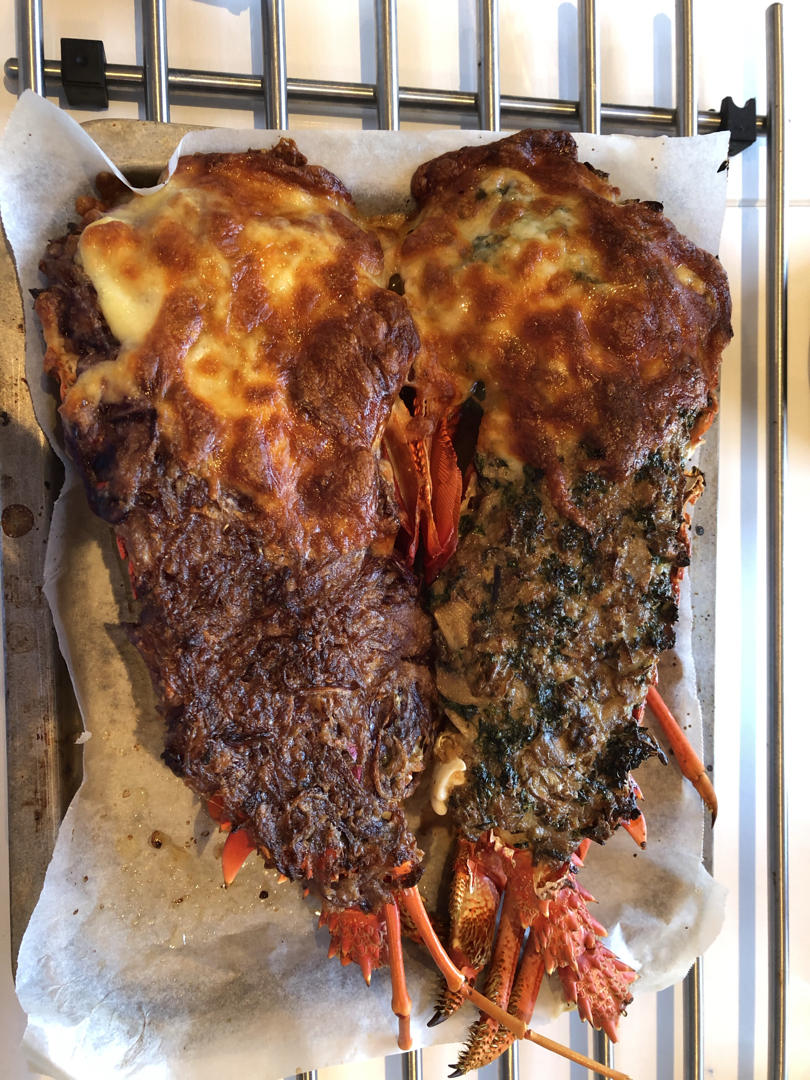 详细完整版焗烤澳洲龙虾（澳龙）