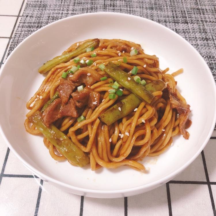 豆角焖个面