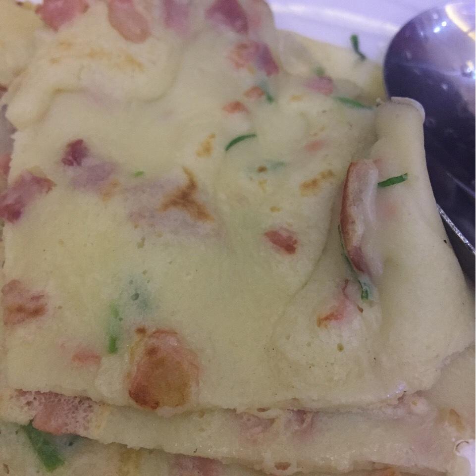 培根香葱鸡蛋饼