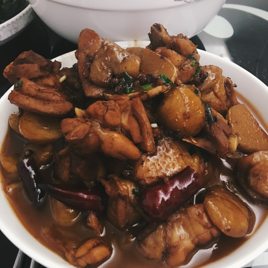 板栗烧鸡