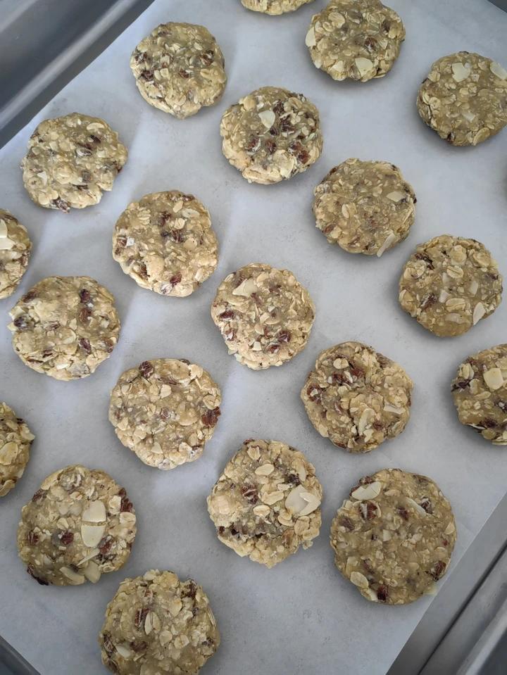 维密超模大KK的/健康燕麦杏仁曲奇