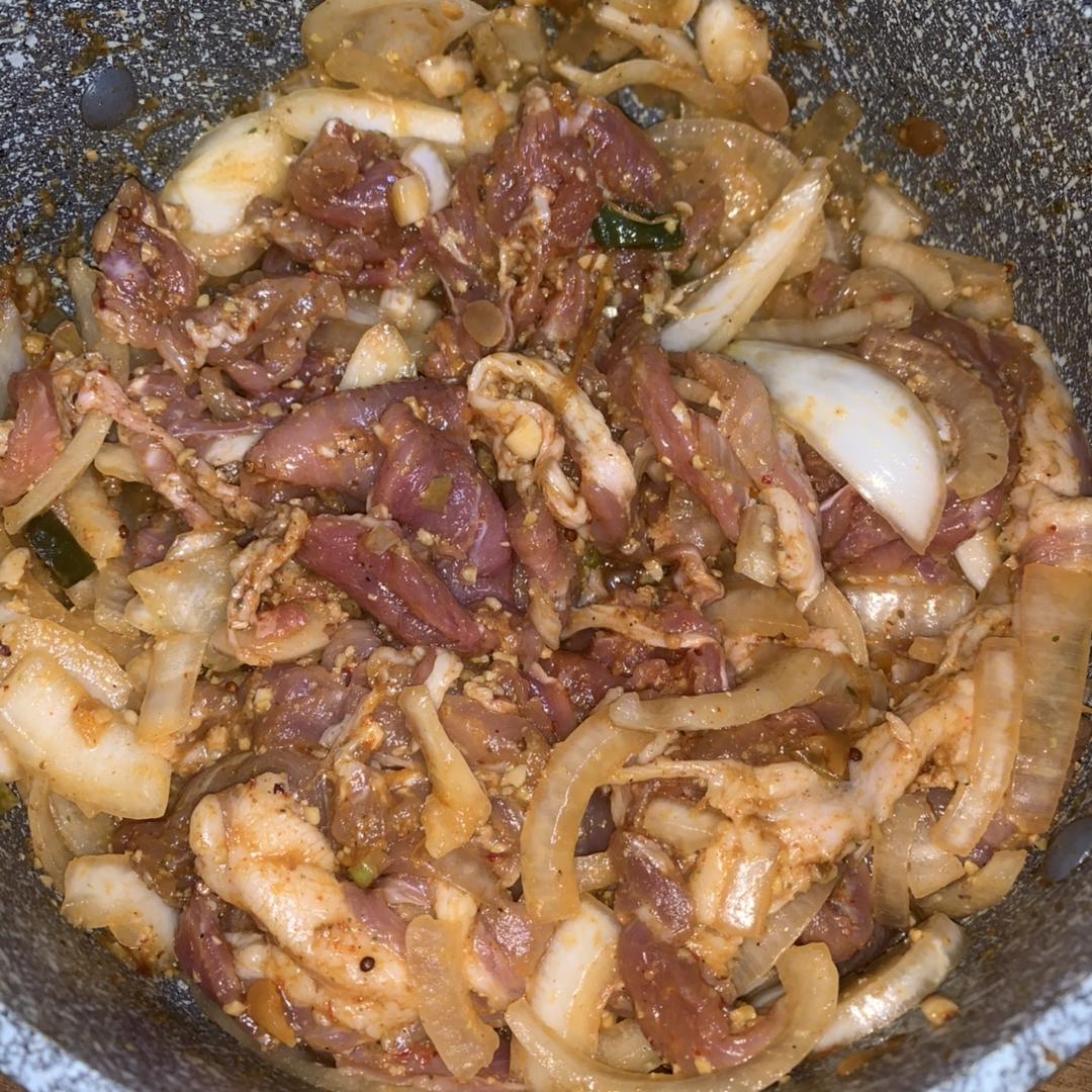电饼铛韩国烤肉➕烤肉拌饭➕卷饼